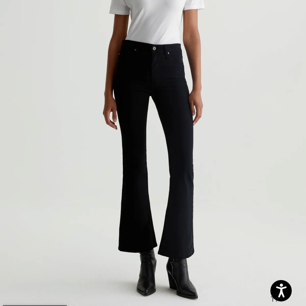 AG Adriano Goldschmied Farrah Boot Black Jeans NWT Stretch Denim Sz 29x32